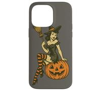 Halloween Pinup Bruja Vintage Retro Spooky Glamour Carcasa para iPhone 14 Pro MAX