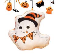 Halloween Plush Throw Pillows | Plush Ghost Couch Pillow Cushion | Soft HAL