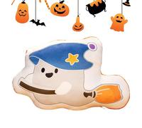 Halloween Plush Throw Pillows | Plush Ghost Couch Pillow Cushion | Soft HAL