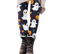 Halloween Polainas de las mujeres de cintura alta elástico novedad | Leggings Patrón De Halloween Clásico Retro Pantalones Fitness Running Sin Costura Casual Pants Carnaval Halloween 2026
