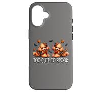 Halloween Poodle Puppies For Dog Mom Is Too Cute To Spook Carcasa para iPhone 16