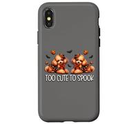 Halloween Poodle Puppies For Dog Mom Is Too Cute To Spook Carcasa para iPhone X/XS