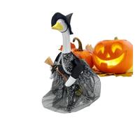 Halloween Porch Goose Outfit - Witch Costume Set for 9 Inch Goose Statue