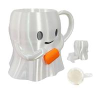 Halloween Portahelados De Pinta - Portador De Tarrina De Helado Fantasma Taza De Café | Contenedor Para Meriendas Y Tazas De Café De Impresión 3D Para Estantes En Cocina Restaurante Camión De Catering