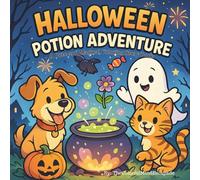 Halloween Potion Adventure: A Cute And Magical Coloring Story Book For Kids