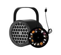 Halloween Projector Light, Ghost Projection Lamp, Decorative Landscape Spotlight, 4.13x3.66x2.99 Inches 16 Pattern Slides, Weatherproof Led Display for Yard, Bedroom, Theater, Living Room Events