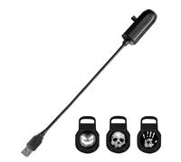 Halloween Projector, Magnetic LED Ghost Lamp, 3 Lighting Modes with 360° Rotation, USB Powered Design, 1PC Black, for Driveway, Tunnel, Haunted House, Outdoor Decor More