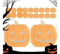 Halloween Pumpkin Beverage Napkins, Soft Printed Tissue Paper for Party, 3-Ply Halloween Dinner Napkins, Trick or Treat Table Decoration for Holiday Celebrations, 1 Pack