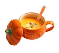 Halloween Pumpkin Face Cups | Taza de café en cerámica | Copa de café de Halloween para decoraciones de otoño, capuchino, leche, cereales, yogurt