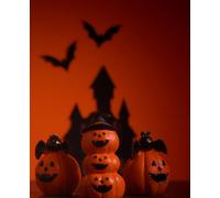 Halloween Pumpkin Family By MOHD57-Premium Lined Notebook - 7.5 x 9.25 Inches, 100 Pages - Large Writing Journal for School, Office, or Personal: ... and Professionals -Perfect for Journaling