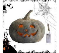 Halloween Pumpkin Lantern, Light Up Pumpkin Decorations, LED Tabletop Lamps with Glowing Effects, Battery-Operated Festive Lighting for Bedroom, Yard, Living Room, Classroom, Pathway