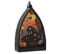 Halloween Pumpkin Lantern Lights, Table Centerpieces Halloween Decorations, LED Vintage Lantern Pumpkin Skeleton Lamp For Home Decor Indoor Outdoor Desk Fireplace Bookshelf Party Garden Patio Porch