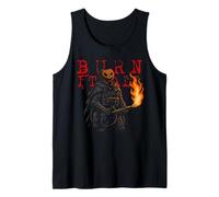 Halloween Pumpkin Ops Burn It All Calabaza Militar Camiseta sin Mangas