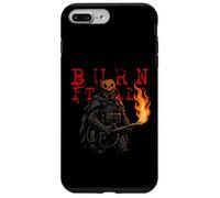 Halloween Pumpkin Ops Burn It All Calabaza Militar Carcasa para iPhone 7 Plus/8 Plus