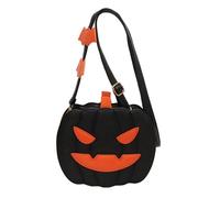 Halloween Purse for Women - Pumpkin Shoulder Bag, Bat Wing Handbag | Trendy Bag with Zipper for Party Costume Cosplay Evening Events Festive Outfit Accessory Novelty Fashion Tote