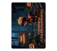 Halloween Puzzle, 130 Pieces Jigsaw, 11.81x8.27 Inches, Pumpkin Animal Game, Holiday Activity Toy, Themed Fun for Kids Adults Family Decor and Festive Night Entertainment Playtime
