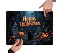 Halloween Puzzle, 130 piezas Jigsaw, 11,81 x 8,27 pulgadas, Pumpkin Animal Game, Holiday Activity Toy, Themed Fun for Kids Adults Family Decor and Festive Night Entertainment Playtime