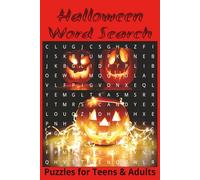 Halloween Puzzle Book: Word Searches with Easy to read Print about Halloween, movies, costumes and More !! 6x9 inches, 110 pages / 50+ puzzles. Gift ... waiting times, birthdays and anniversaries.