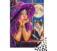 Halloween Puzzles 1000 Piezas para Adultos, Juego Desafiante, Antiestrés, Ejercita Memoria, Regalos para Adultos 300pcs (40x28cm)