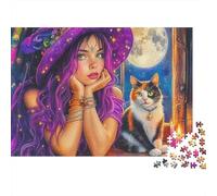 Halloween Puzzles 1000 Piezas para Adultos, Juegos Educativos, Antiestrés, Ejercita Memoria para Familia, Regalos 300pcs (40x28cm)