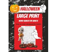 Halloween Puzzles: Word Search Edition for Adults and Seniors: Large Print Puzzle Book for Adults | Scary, Funny & Festive Word Finds for Autumn Nights | Easy-to-Read 8.5x11 Format