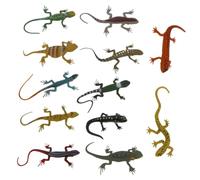 Halloween Reptile Hair Clip, Spooky Hair Clips for Teens, Realistic Lizard Hair Clip, Creative Cartoon Animal Hairpin 3.94x3.94x2.56" for Teens, Girls, Prank, Halloween Accessories (12 Pieces)