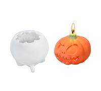 Halloween Resin Molds, Silicone Ornament Mould Easy Release, Compatible Flexible Craft Mold, Reusable Epoxy Resin Plaster for Themed Projects, Creative Decor Crafts, 4.33 Inches