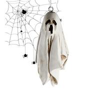 Halloween Resin Ornaments | Ghost Ornament | Outdoor Resin 0rnaments Hall0ween Tree Ornaments Resins Bat | Halloween 0rnaments For Party, Living Room, Car, Garden, Porch Decor
