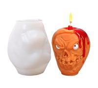 Halloween Resins Molds, Silicone Mould, Spooky Craft Mold with Easy Release, Compact Ideal for Epoxy Resin, Plaster, Aromatherapy, Halloween Decoration, Soap Making, Art Projects