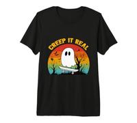 Halloween Retro Creep It Real Vintage Ghost Halloween Camiseta Premium