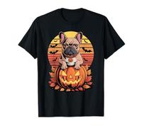 Halloween Retro French Bulldog Frenchie Camiseta