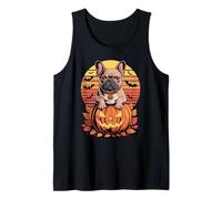 Halloween Retro French Bulldog Frenchie Camiseta sin Mangas