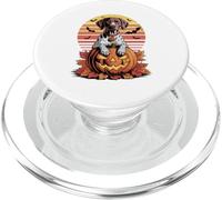 Halloween Retro German Shorthaired Pointer Dog GSP PopSockets PopGrip para MagSafe