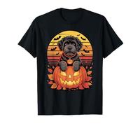 Halloween Retro Portuguese Water Dog Portie Camiseta