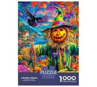 Halloween Rompecabezas 1000 Piezas Puzzles para Adolescentes Y Niños Jigsaw Puzzles Juguete De Desafío, 70x50cm/1000pcs