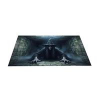 Halloween Rug, Horror Optical Illusion Mat With Non-Slip Backing, Polyester