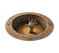 Halloween Rug | Non-Slip Halloween Round Optical Illusion Floor Mat