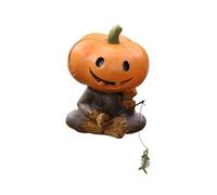 Halloween Scarecrow Pescadores Espeluznantes Decoración colgante con expresión temible Accesorios de Halloween para interior y exterior Spooky Decoración para casa y jardín, decoración de fiesta de