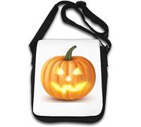 Halloween Scary Pumpkin Monster - Bolso de hombro, color blanco, White, Talla única