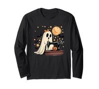 Halloween Sewing Witchy Stitch Haunted Needlecraft Manga Larga