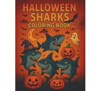 Halloween Shark Coloring Book