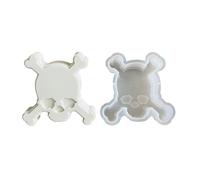 Halloween Silicone Mold Set, Fondant Resin Mould Kit, 7.5cm/2.65 Inches Chocolate Jelly Plaster, Flexible Nonstick Material, Reusable for Crafts Baking Party Decoration Projects