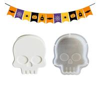 Halloween Silicone Molds, Flexible Molder, Handmade Decoration Doll Plaster Moulds for Candle Making, Clay, Epoxy Resin, Soap, Jelly, Aroma Beads, Chocolate Crafts, Cupcakes and Pendants