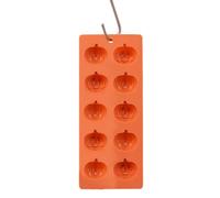 Halloween Silicone Molds, Pumpkin Ghost, 3D Cute Reusable Chocolate Candy | Soap Candle Organizer Durable Fall Accessory Stylish Party Gift Portable Craft Supply Baking Classroom Home Kitchen Art