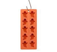 Halloween Silicone Molds, Pumpkin Ghost, 3D Cute Reusable Chocolate Candy | Soap Candle Organizer Durable Fall Accessory Stylish Party Gift Portable Craft Supply Baking Classroom Home Kitchen Art