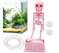 Halloween Skeleton Aquarium Ornament - Dancing Bubble Aerator Decor