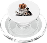 Halloween Skeleton Australian Shepherd Aussie Dog PopSockets PopGrip para MagSafe