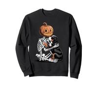 Halloween Skeleton Bernese Mountain Dog Berner Sudadera