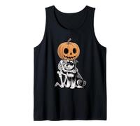 Halloween Skeleton Standard Schnauzer Camiseta sin Mangas