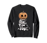 Halloween Skeleton Standard Schnauzer Sudadera